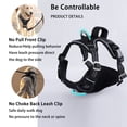 thumbnail image 3 of Arnés para perros Funfox, tamaño mediano, ajustable, negro, 3 of 8
