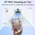 thumbnail image 6 of (2 pack) 1080P Webcam with Fast AutoFocus, HD Webcam for PC, Webcam for Laptop, Computer Camera, 1080P with Privacy Cover, Dual Noise-Canceling Mics, C60E 73 FOV Wide Angle, 6 of 9