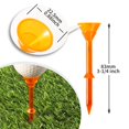 thumbnail image 4 of Golf Tees ToVII, vaso grande de plástico de 3-1/4 pulgadas, paquete de 40 unidades (naranja/azul), 4 of 7