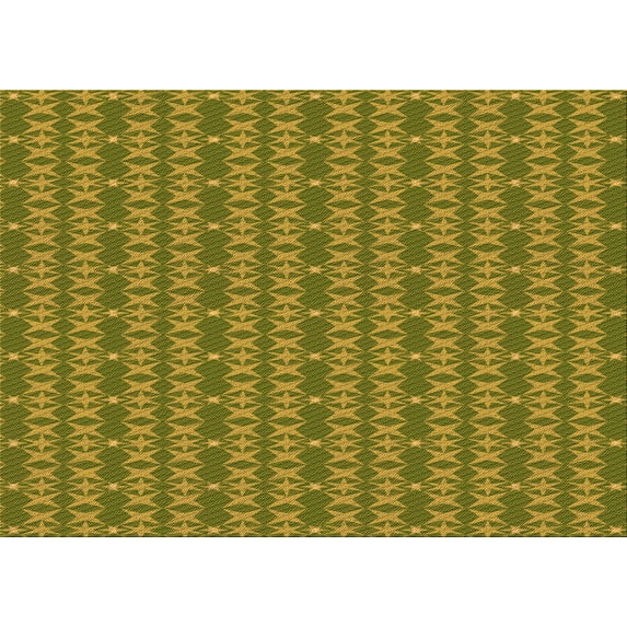 Ahgly Company Indoor Rectangle Patterned Oak Brown Area Rugs, 7' x 10'