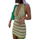 thumbnail image 1 of Txlixc Vestido ajustado sexy para mujer, una pieza sin mangas con cuello en V profundo Txlixc  Sexy, 1 of 9
