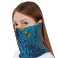 thumbnail image 4 of KLL Modern Style Blue Parrot Pirnt Wicking Running Beanie Head Wrap Cycling Bandana for Men Women, 4 of 8