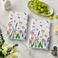 thumbnail image 3 of Lavender Tulip Spring Kitchen Towels Dish Towels, 18x26 Inch Daily Seasonal Summer Decoration Hand Towels Set of 2, 3 of 6