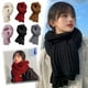 thumbnail image 2 of LUVCLS Bufanda de punto cálida Chales casuales de invierno Bufandas de lana de moda para niñas*, 2 of 7