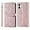 Rose Gold, variant on Wallet Case for iPhone 16 Plus Case Women Leather Flip with Wrist Strap Magnetic with Card Holder Adjustable Stand Protective Case for iPhone 16 Plus 6.7 inch Life Tree Black