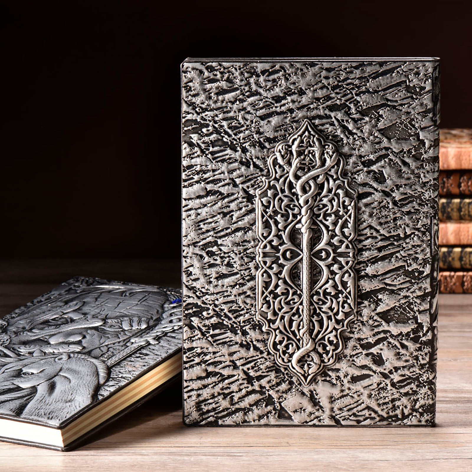 Embossed Magician Notebook European-Style Notepad Three-Dimensional A5 Diary 100 Pages