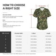 thumbnail image 4 of Yiaed Green Skulls Print Women's T Shirt V-Neck Short Sleeve Shirt Casual Breathable Tee Summer Tops-Small, 4 of 5