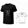 thumbnail image 1 of Skull T-shirt Hippie T-shirt Unisex tees Fuuny shirt Trendy T-ahirt, 1 of 4