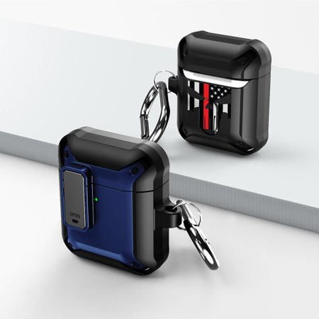Duo Shield Secure Lock Designed For Apple AirPods Generation 1 & 2 With Hook  Blue/Black price history on PriceWatchPro