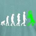thumbnail image 3 of CafePress - Tennis Evolution (Green) T Shirt - Mens Comfort Colors Shirt, 3 of 5