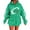 Mint Green-12, variant on Fshinging Football Hoodie Sweatshirt For Women Long Sleeve Sequin Letter Print Oversize Pullover Tops Sunday Game Day Clothes