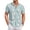 Turquoise013, variant on QHRMKOG Short Sleeve Shirts for Men Loose Fit Tropical Print Hawaiian Shirts Breathable Holiday Button Down Beach Shirt Summer Casual Top Green 3XL