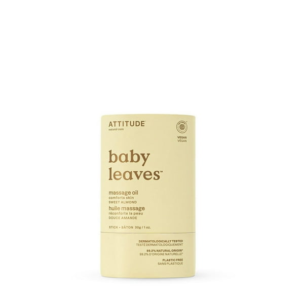 ATTITUDE baby leaves, Massage Oil, Sweet Almond, 30 g