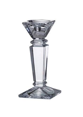 Specially Designed To Hold a Taper or Votive or Pillar Candlestick 10 H Beautiful Crystaline Made in Europe Barski