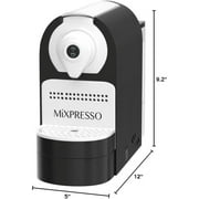 Mixpresso Espresso Machine for Nespresso Compatible Capsule, Single Serve Coffee Maker Programmable for Espresso Pods, Premium Italian 19 Bar High Pressure Pump 27oz 1400w Black Coffee Maker