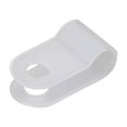 thumbnail image 1 of Unique Bargains 30pcs Nylon R-type Cable Clamp Organizer Cord Clips for Wire Management 5.3mm, 1 of 3