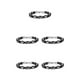 thumbnail image 3 of Collar de Metal Minnieouse Universal para Diferentes Estilos de Moda Cadena de Bordillo Ancho Elegante Intersticial Negro, 3 of 6
