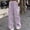 Purple, variant on DuoJiaJ Womens Baggy Cargo Pants Streetwear Hop Joggers Sweatpants Drawstring Casual Loose Wide Leg Trousers Women's Cargo Pants Green L