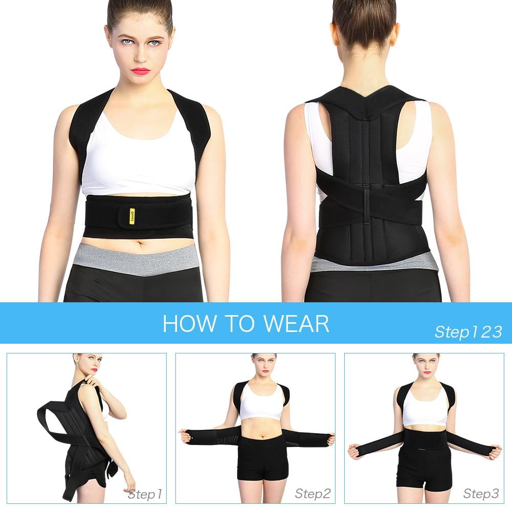 how to use a back brace