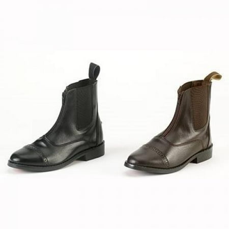 Childs Zip Paddock Boot - Equistar - Ladies' Zip Paddock Boot (All Weather) 6 Brown