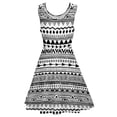 thumbnail image 5 of 2024 Vestidos Oversize Summer Dress Skate Custom Casual Sleeveless Dresses Kawaii Print Vintage Dress Ethnic Black And White, 5 of 7