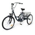 thumbnail image 5 of Patikuin Folding Unisex Adult Electric Tricycle, Gray, 26", 5 of 5