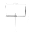 thumbnail image 5 of LOLIPPYY 2-Pack Heavy Duty Plated Metal Downspout Anchors Adjustable Garden Gutter Support Stakes, 5 of 7