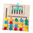 thumbnail image 1 of HILABEE Color Matching Slide Puzzle Toy Brain Teasers Game Activities Color Sorting Play 5 Color, 1 of 9