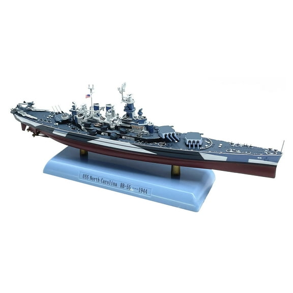 Desk Ornament Precision-Crafted USS North Carolina Battleship Model 1:1000