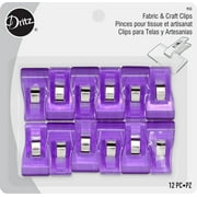 Dritz Fabric & Craft Clips, Multi-Use Clips, Clear Purple