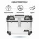 thumbnail image 3 of Caja portaequipaje Kinlley Universal 45L Gris 42x37x33, 3 of 10