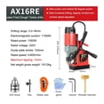 thumbnail image 7 of Portable Small Electric Magnetic Drill Floor Drill Powerful Magnetic Drill Industrial Grade Drilling Machine ,High Strength Body, 7 of 7