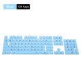 thumbnail image 5 of Unique Bargains Mechanical Keyboard Keycaps, 1 Set Keyboard Replacement Universal ABS Translucent 68 84 87 104 108 Keys, Blue, 5 of 5