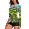 thumbnail image 2 of My Singing Monsters Women's Sunscreen Shirt Long Sleeve Workout Tops Crewneck Soft Comfy Tees Casual T-Shirt L, 2 of 7
