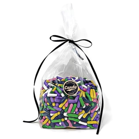 Licorice Bites -coated Black Licorice Snaps  Bulk Gift Bag (One pound)
