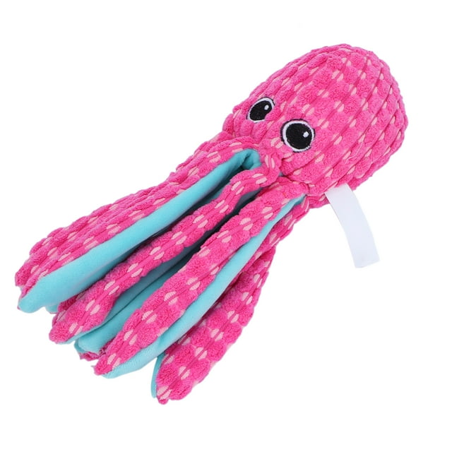 Juguete interactivo para mascotas, pana para mascotas, pulpo, cachorro, pulpo, juguete vocal, juguete chirriante para perro, diseño de última generación Jadeshay A