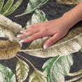 thumbnail image 3 of Addison Rugs Dream Shag Premium Machine Washable Transitional Leaves Midnight Rectangle Rug, 5' x 7'6", 3 of 8