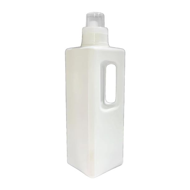 Dispensador de detergente líquido para ropa, caja de almacenamiento, 1.25 L, decoración para el hogar, botella dispensadora de jabón líquido versátil