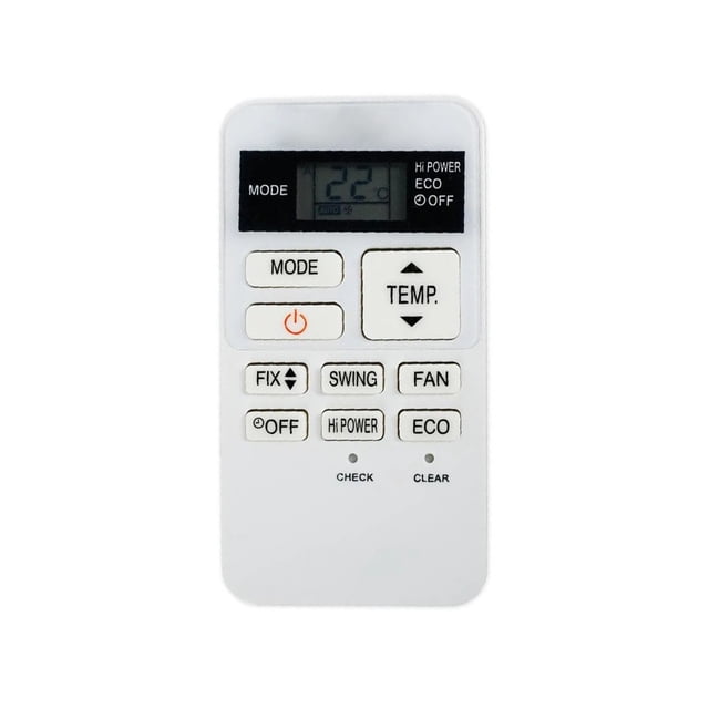 Methold Control remoto para aire acondicionado, equipo de control sensible para oficina, controlador profesional en inglés, pieza de repuesto Videojuegos y accesorios