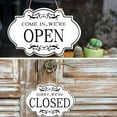 thumbnail image 6 of CIVG 11.8x7.9Inch Reversible Open And Closed Door Sign Retro Wooden Stores Hanging Sign - Waterproof Double Sided Sign for Coffee Shop Restaurant Pet Store Door Window, 6 of 10
