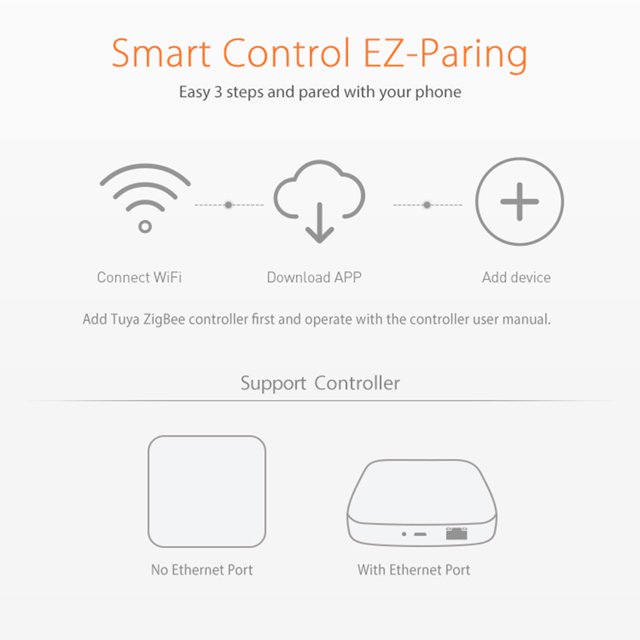 Zigbee Water Flood Detector Overflow Full Water Remote Alarm Smart Life Security Sywqhk Para estrenar