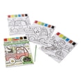thumbnail image 4 of Melissa & Doug Paint With Water - Vehicles, 20 Perforated Pages With Spillproof Palettes - FSC Certified, 4 of 10