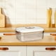 thumbnail image 5 of Caja de almacenamiento de alimentos al vacío de 7 l | Contenedor grande de PET transparente con sello de bombeo | Conservador de frescura con bandeja de drenaje | Frasco hermético apto para, 5 of 9