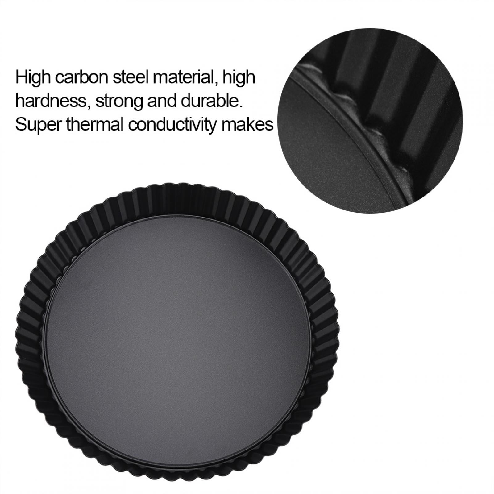 Aramox Removable Tart Pan, 9 Inch Nonstick Pizza Bakeware Removable Loose Bottom Tart Pie Pan