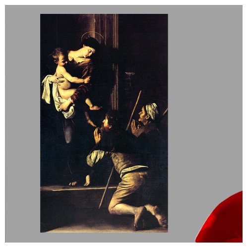 Wallhogs Caravaggio Madonna DiLoretto Poster Wall Mural