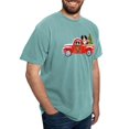 thumbnail image 4 of CafePress - Christmas Berner Red Truck T Shirt - Mens Comfort Colors Shirt, 4 of 5