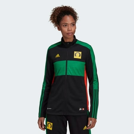 Adidas Tiro x LEGO Women's Track Jacket HC9804 Black/Green/Yellow