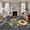 Gray, variant on 2x3 Ft Entryway Area Rug, You Are My Sunshine Kitchen Rug Runner Washable Floor Mat, Yellow Sunflowers Cute Bees Heart Grey Non Slip Indoor Door Mat Throw Carpet for Bathroom Living Room Bedroom
