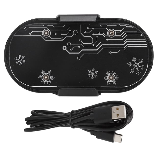 Disipador de calor del refrigerador del teléfono portátil del ventilador de refrigeración del semiconductor del teléfono móvil para juegos (negro)
