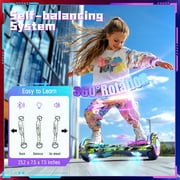 LIEAGLE Hoverboard Offroad All Terrain Flash Wheel Self Balancing Hoverboards with Bluetooth Speaker